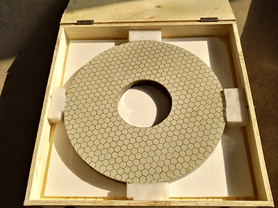 供应高加工效率清洁加工磨99氧化铝陶瓷专用陶瓷金刚石研磨盘